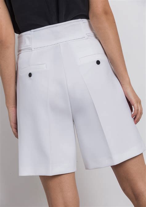 white prada women shorts|bermuda pants for men.